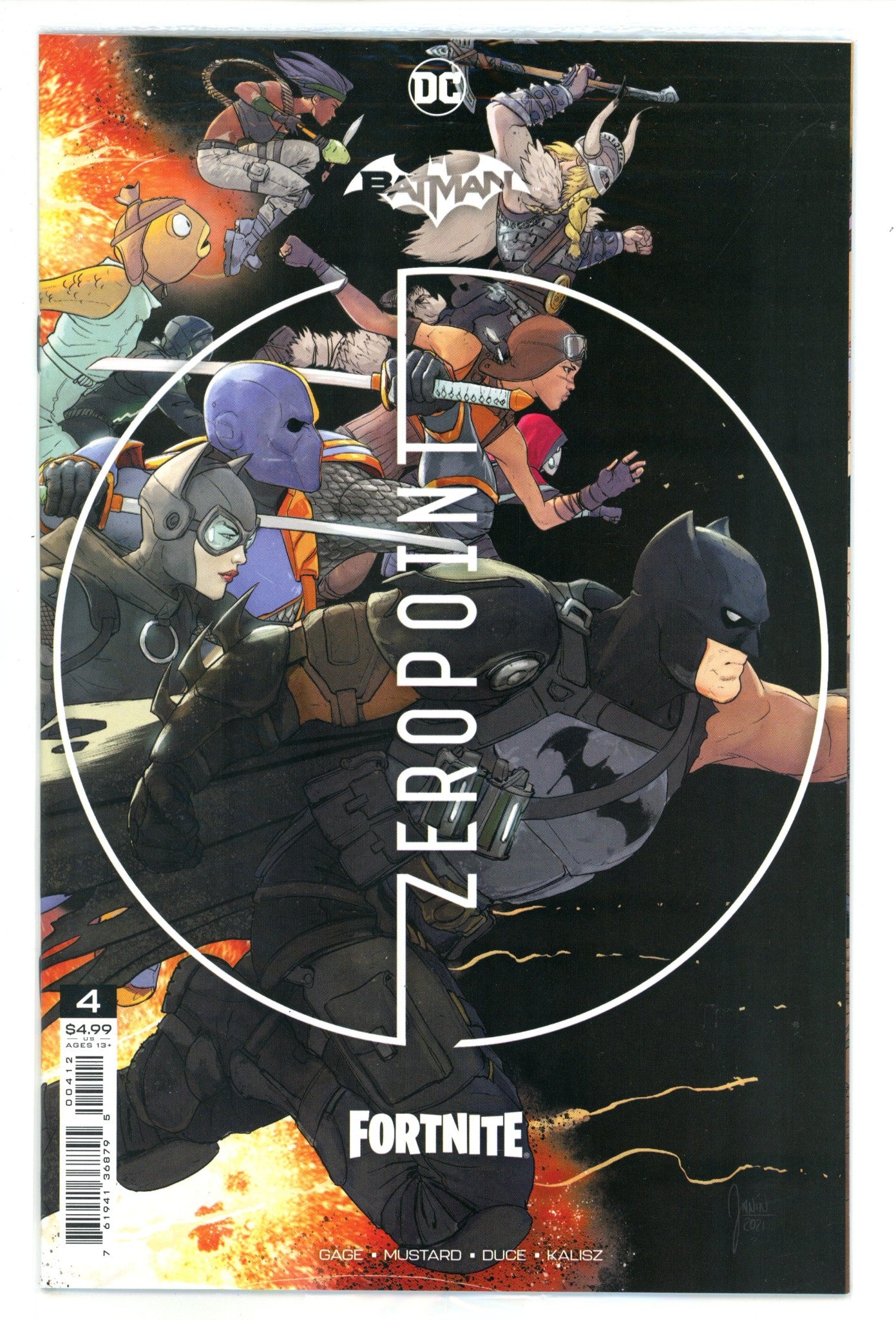 Batman / Fortnite: Zero Point 4 New, Sealed (2021) 2nd Print 