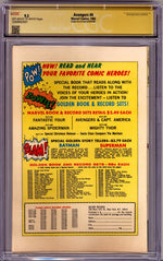 The Avengers Vol 1 4 CGC 9.2 (NM-) Golden Record (1966) Signed x1 Cover Stan Lee thumbnail