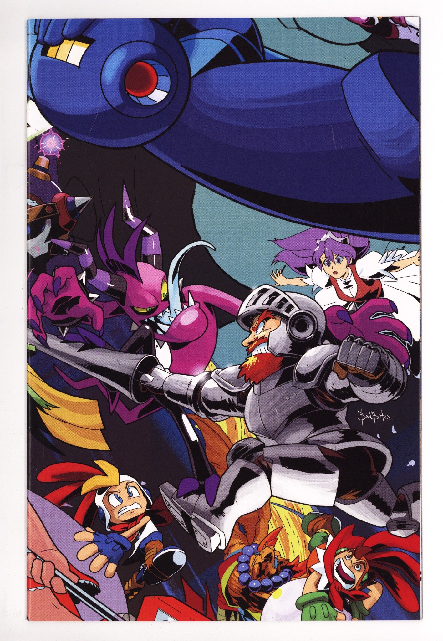 Mega Man   51  VF- (7.5)   (2015) Bates Virgin   Variant  
