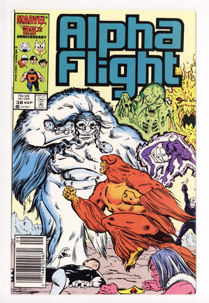 Alpha Flight Vol 1 40 High Grade (1986) Newsstand 