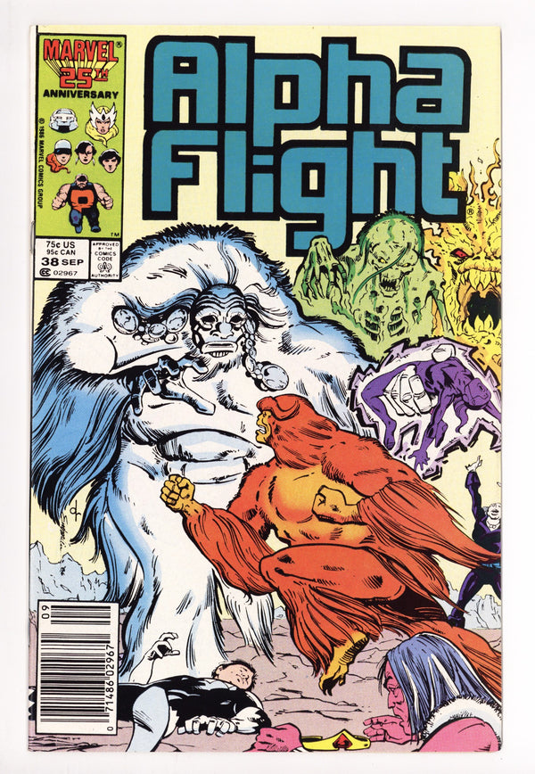 Alpha Flight Vol 1 40 High Grade (1986) Newsstand