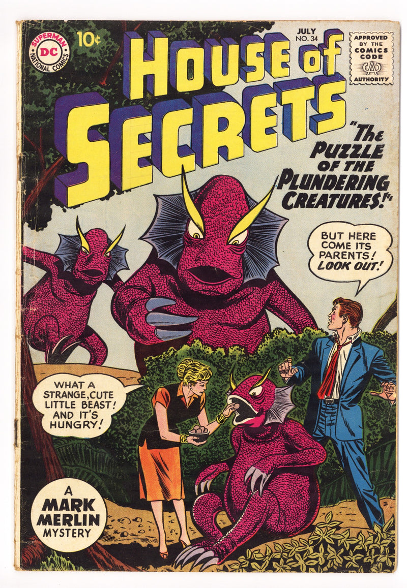 House of Secrets Vol 1 34 VG (4.0) (1960) 