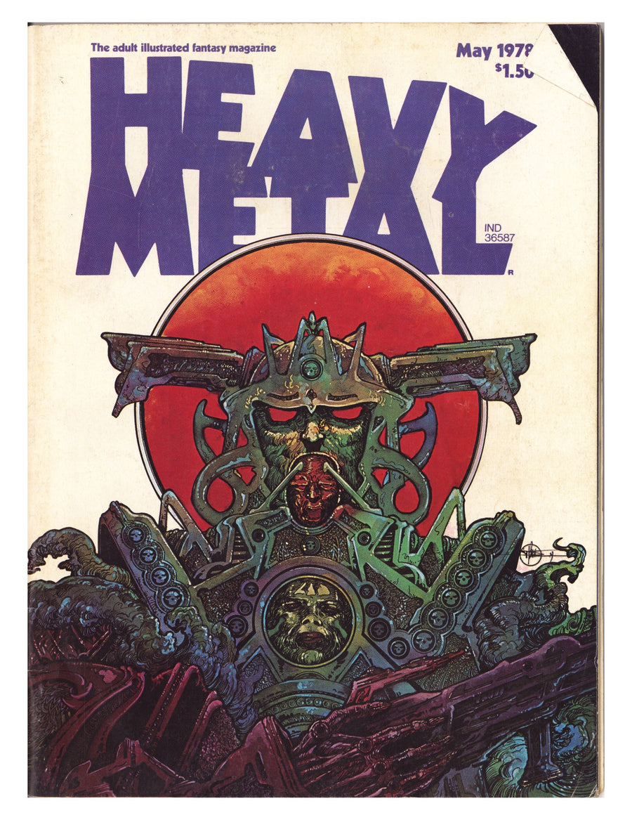 Heavy Metal Magazine Vol 2 1 Very Low Grade (1978) Newsstand 