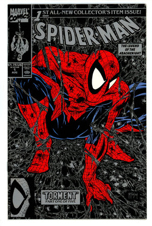 Spider-Man Vol 1 1 VF+ (8.5) (1990) Silver