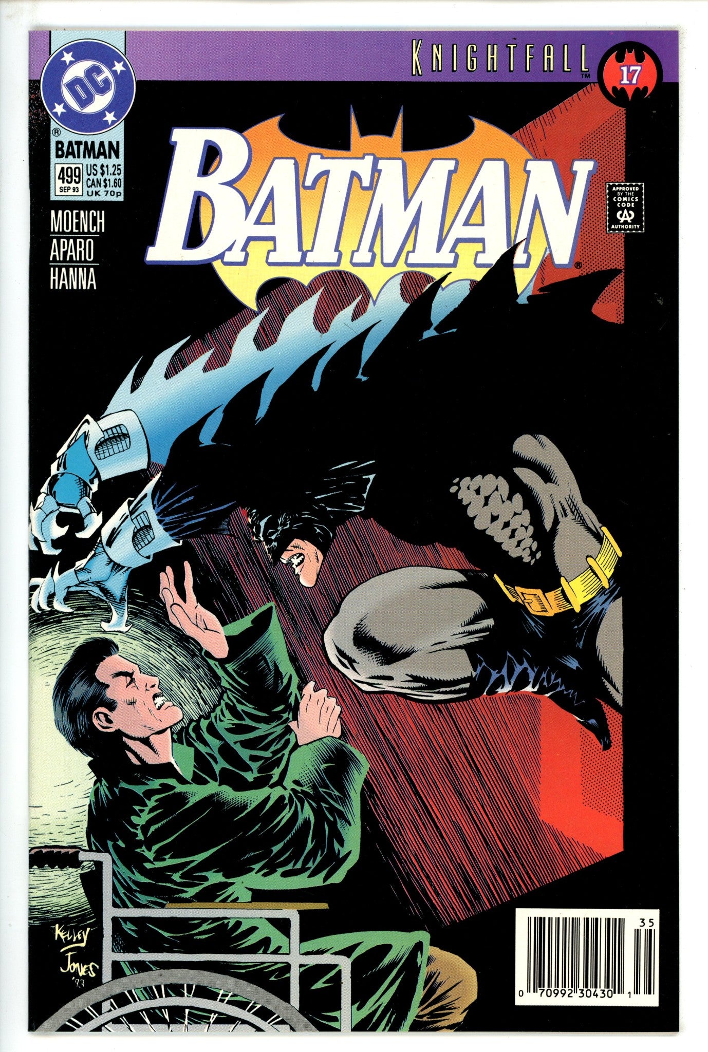 Batman Vol 1 499 Newsstand NM- (1993)