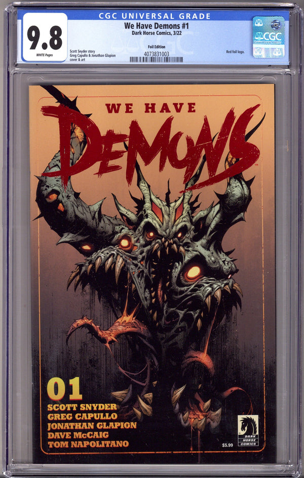 We Have Demons 1 Foil Variant CGC 9.8 (2022)