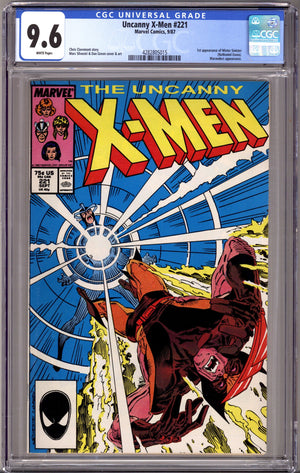 The Uncanny X-Men Vol 1 221 CGC 9.6 (NM+) (1987)
