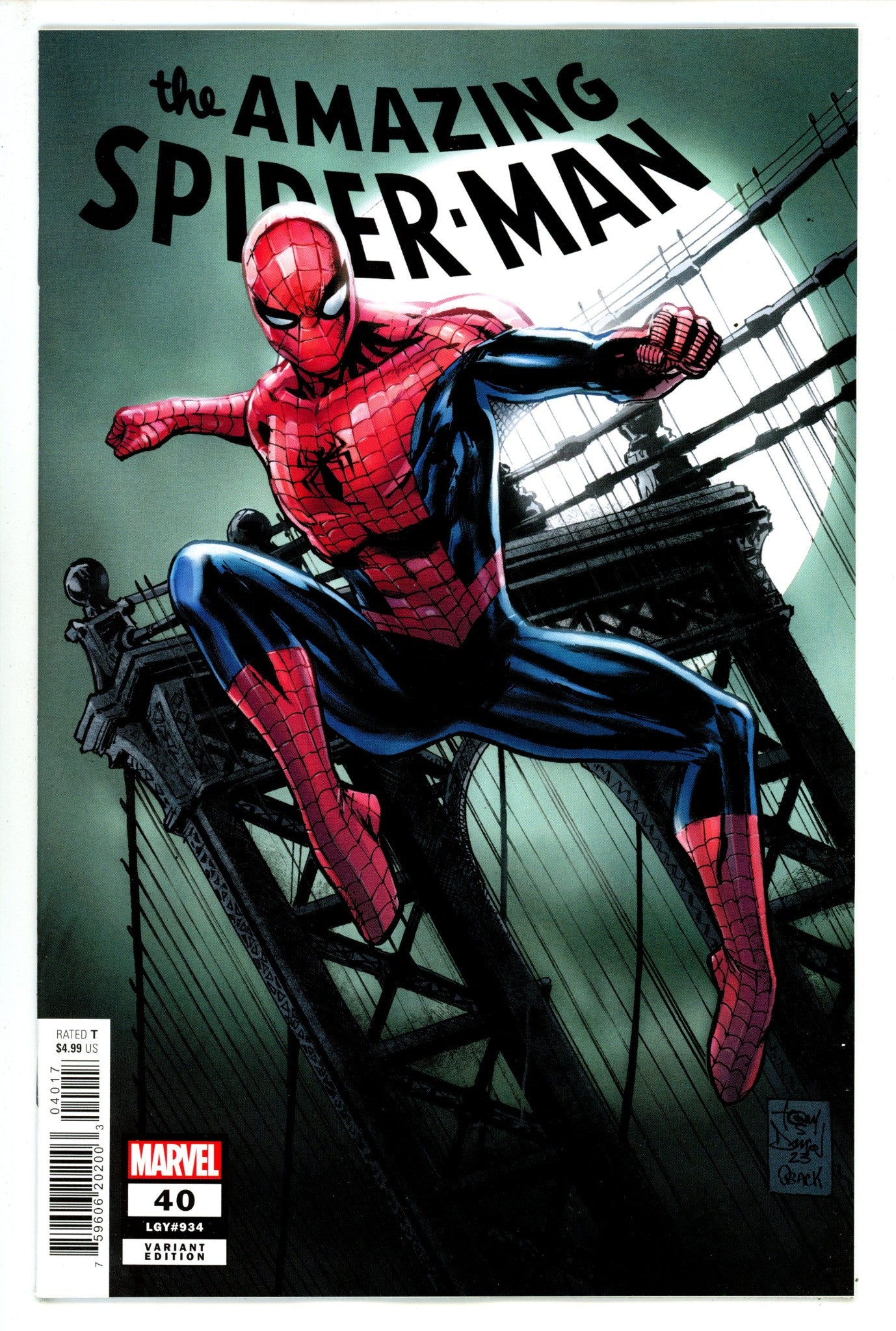 Amazing Spider-Man Vol 6 40 Daniel Incentive Variant NM (2023)