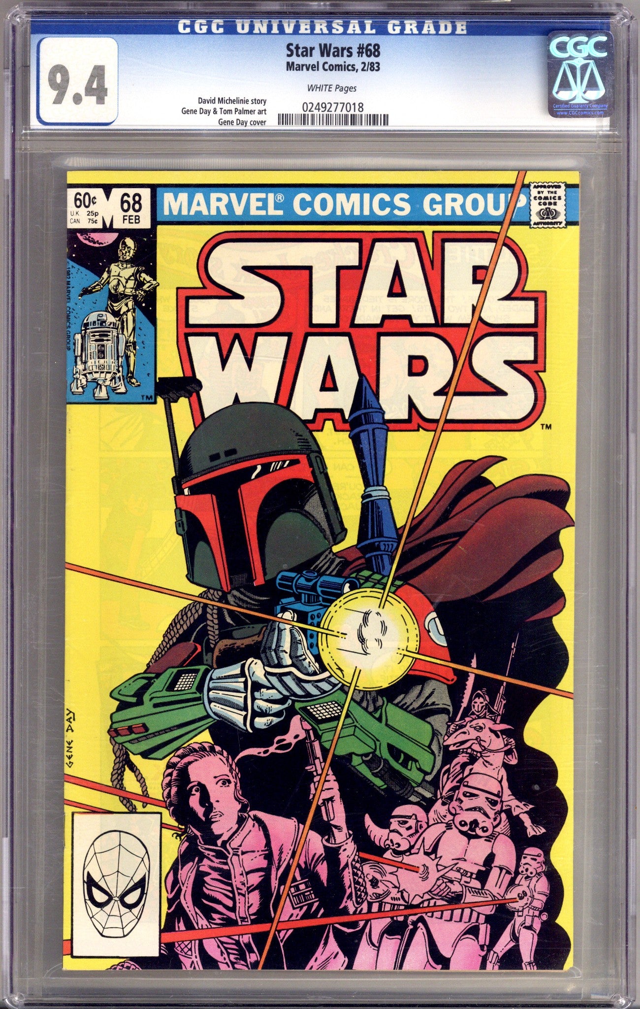 Star Wars Vol 1 68 CGC 9.4 (NM) (1983) 