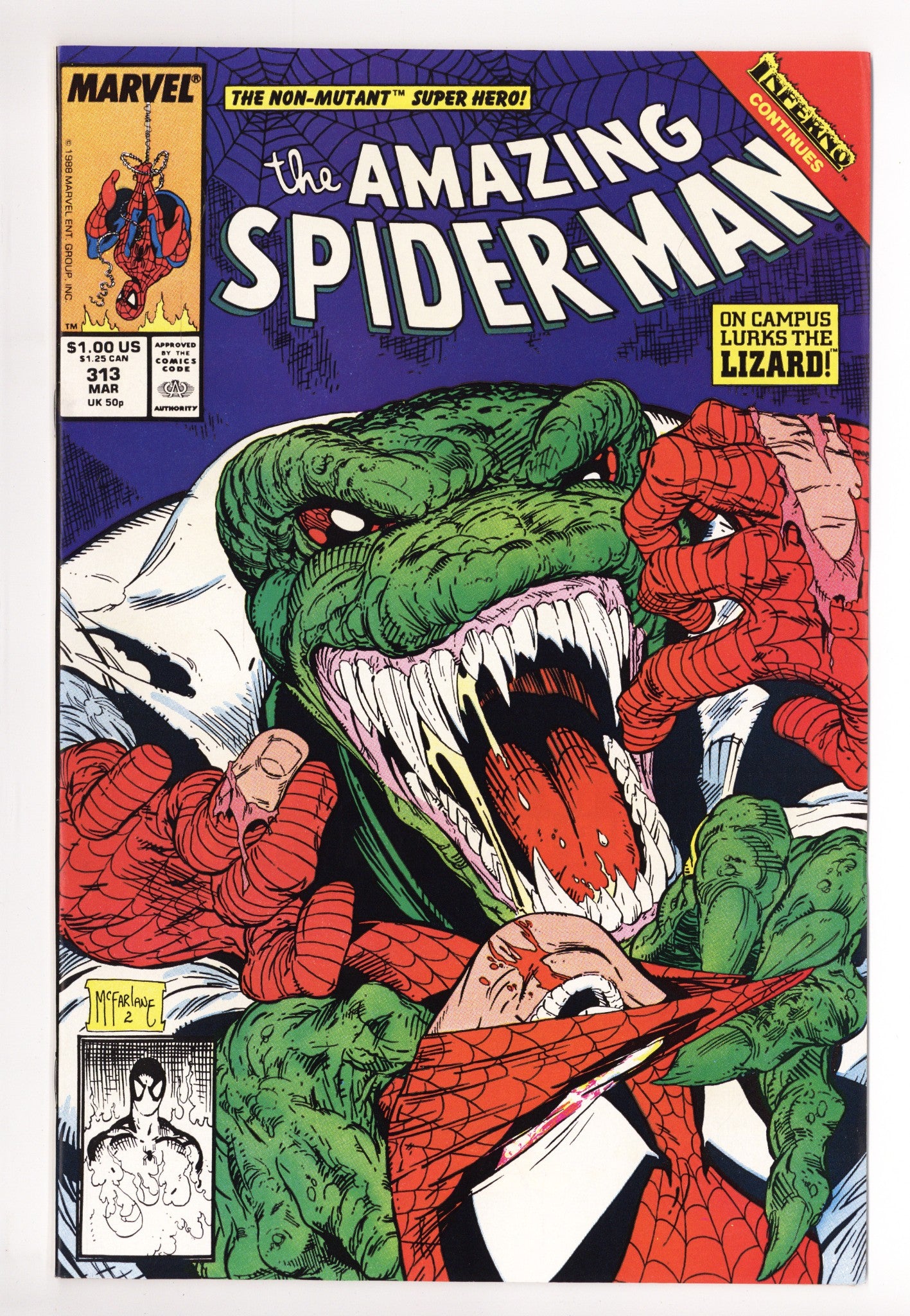 The Amazing Spider-Man Vol 1 313 VF/NM (9.0) (1989) 