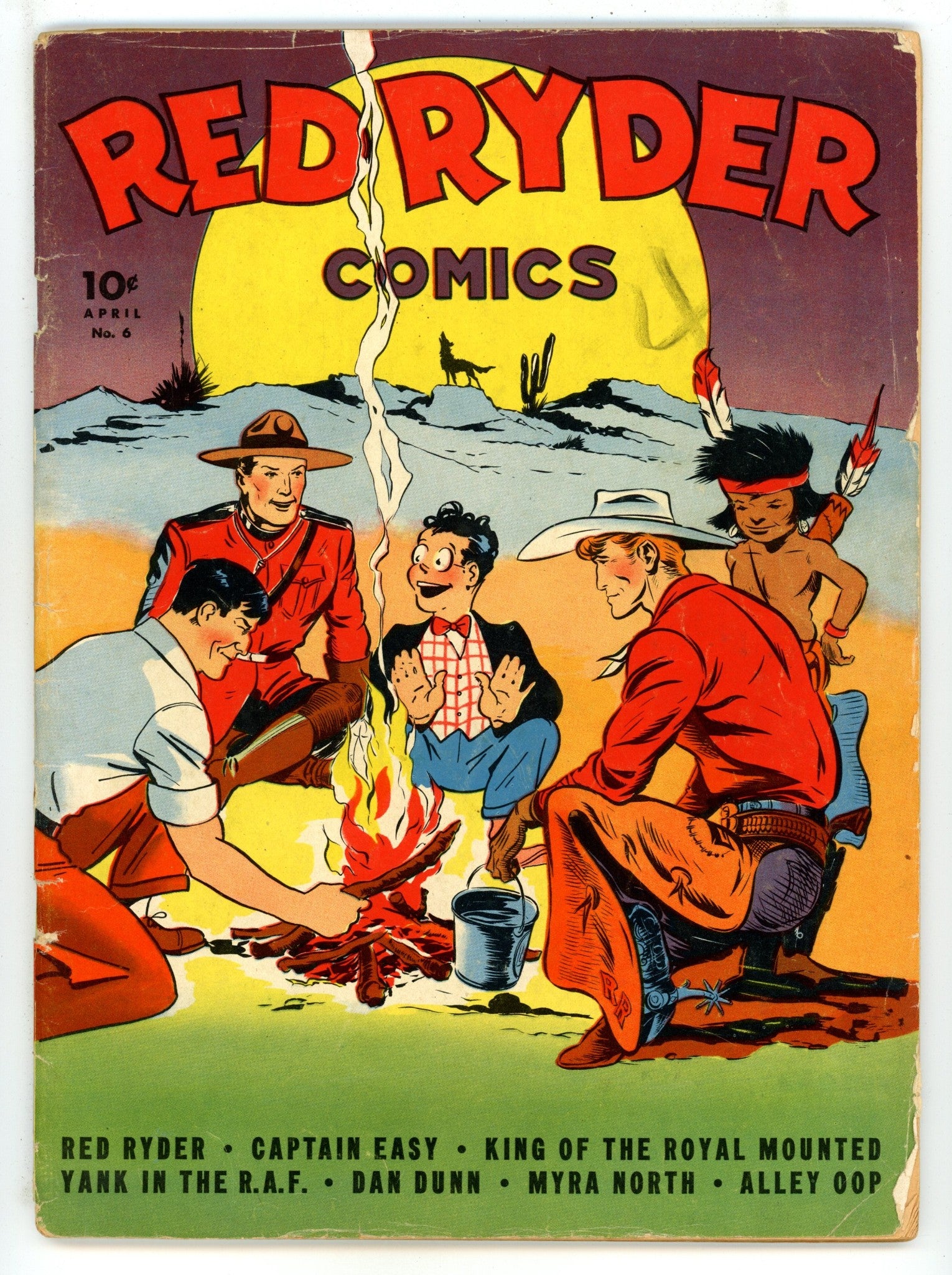 Red Ryder Comics 6 VG (4.0) (1942) 