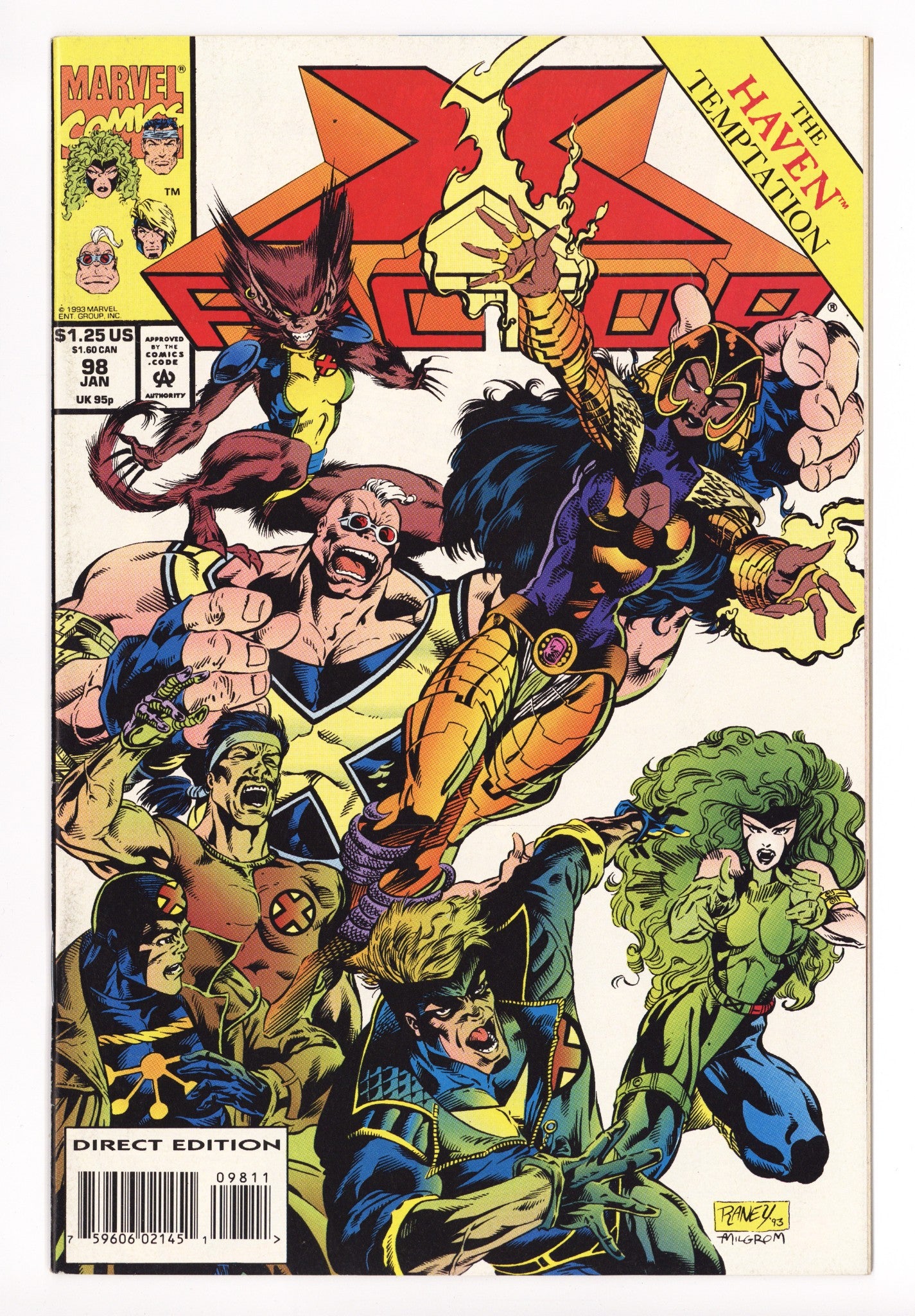 X-Factor Vol 1 98 High Grade (1994) 