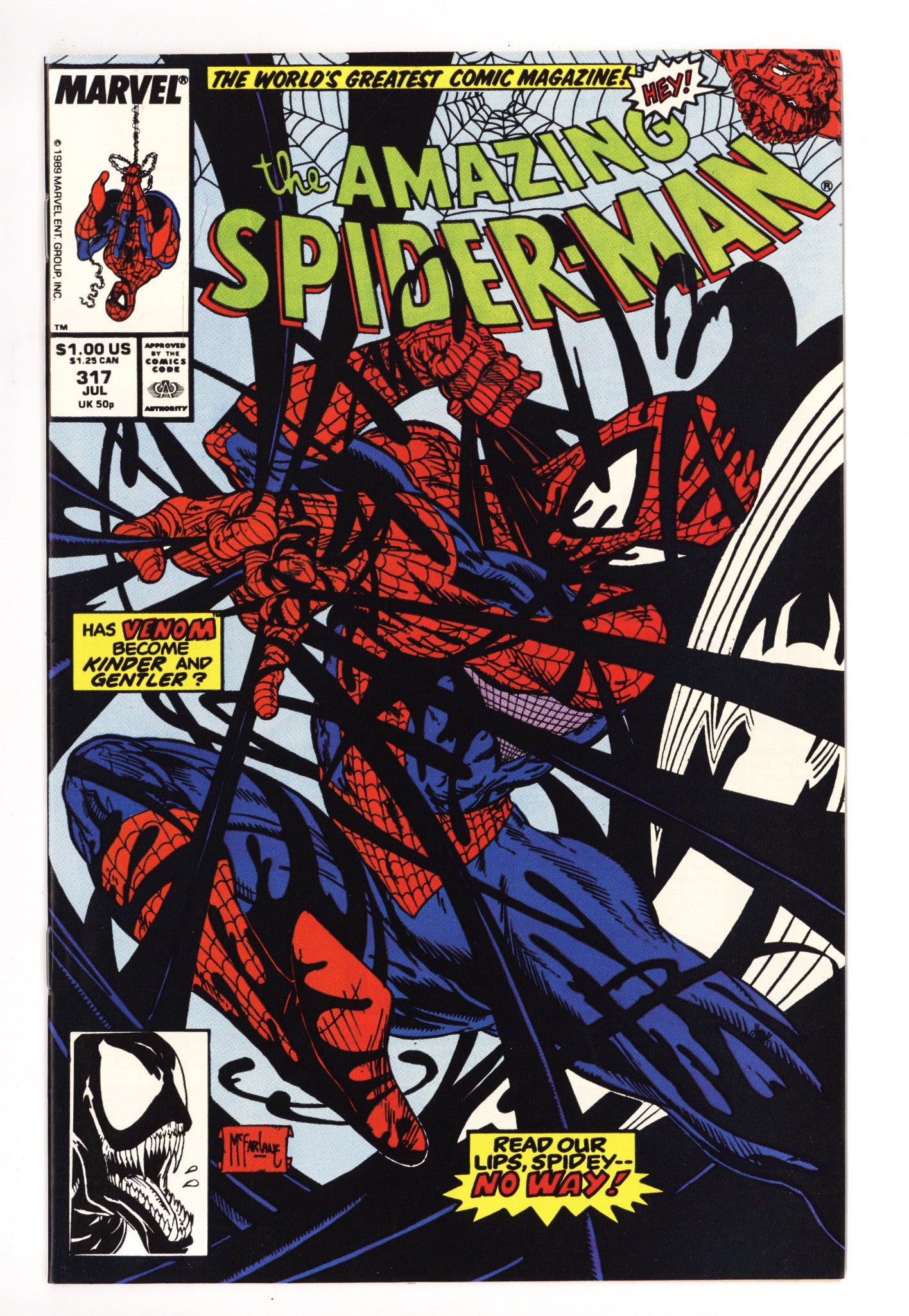 The Amazing Spider-Man Vol 1 317 NM- (9.2) (1989) 