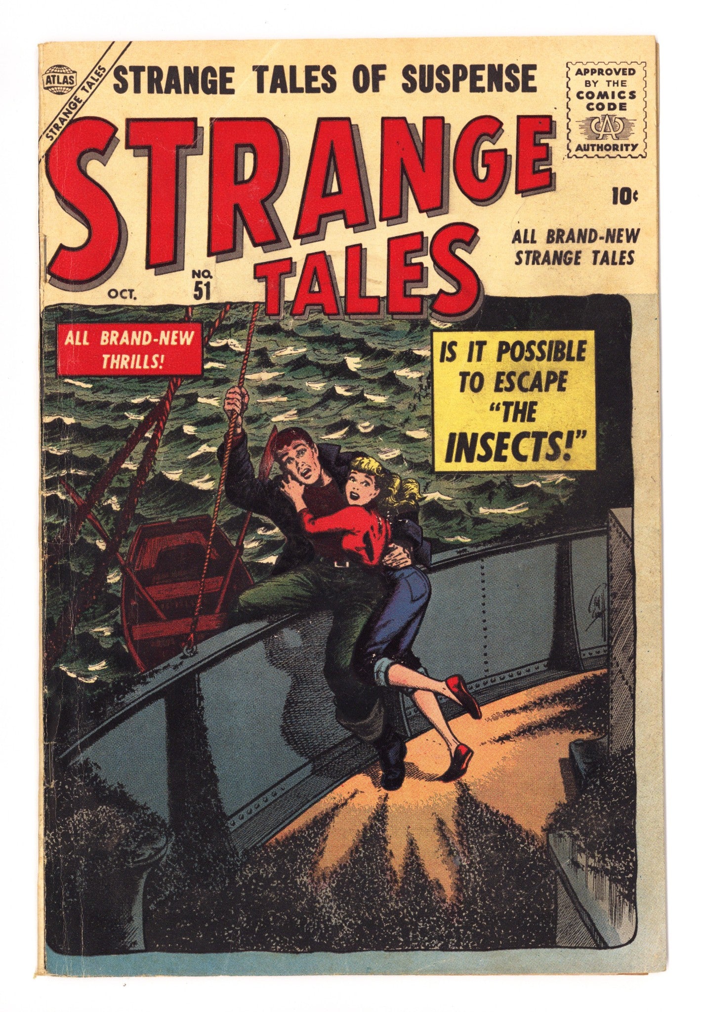 Strange Tales Vol 1 51 VG (4.0) (1956) 
