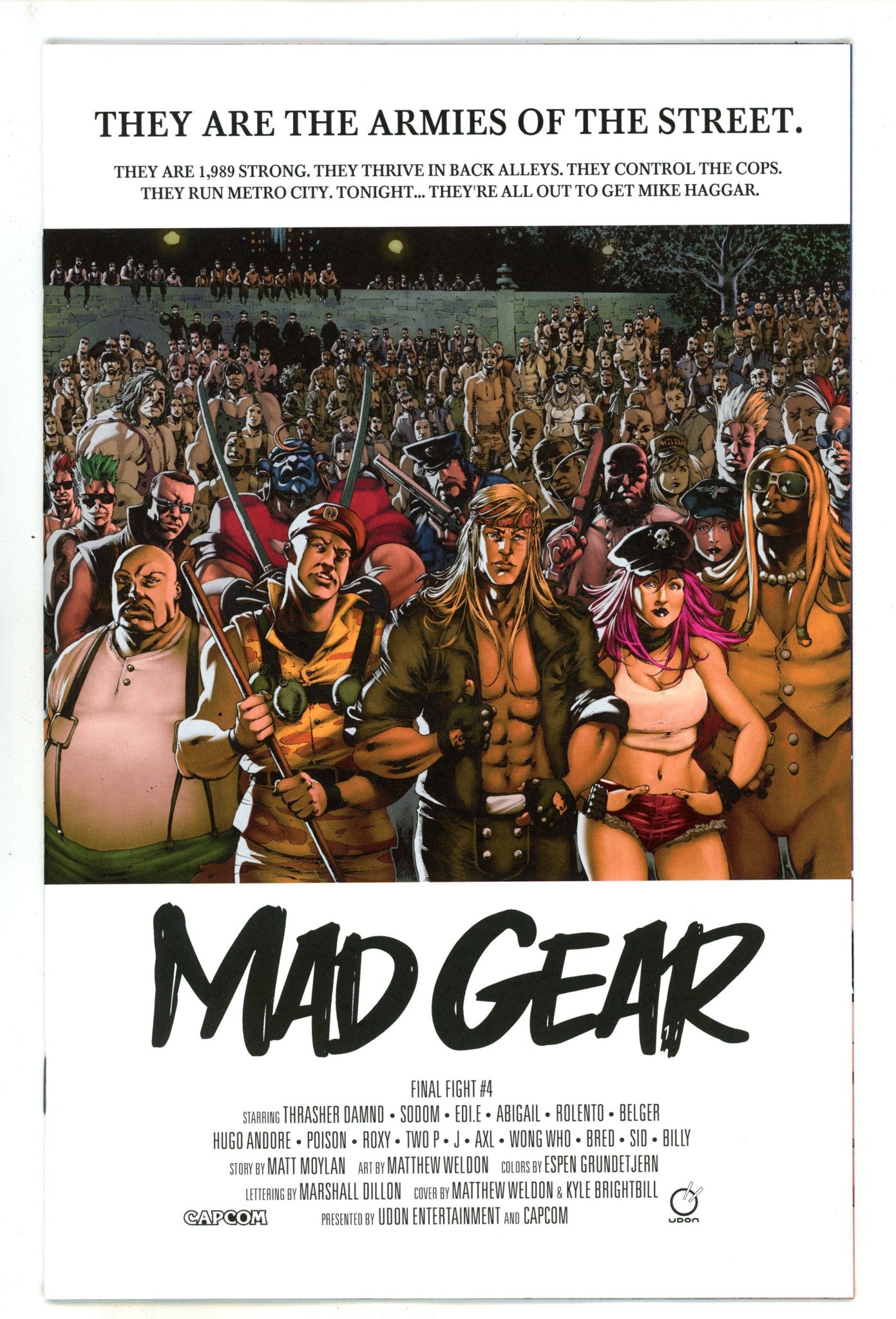 Final Fight 4 Weldon Incentive Variant NM (2025)