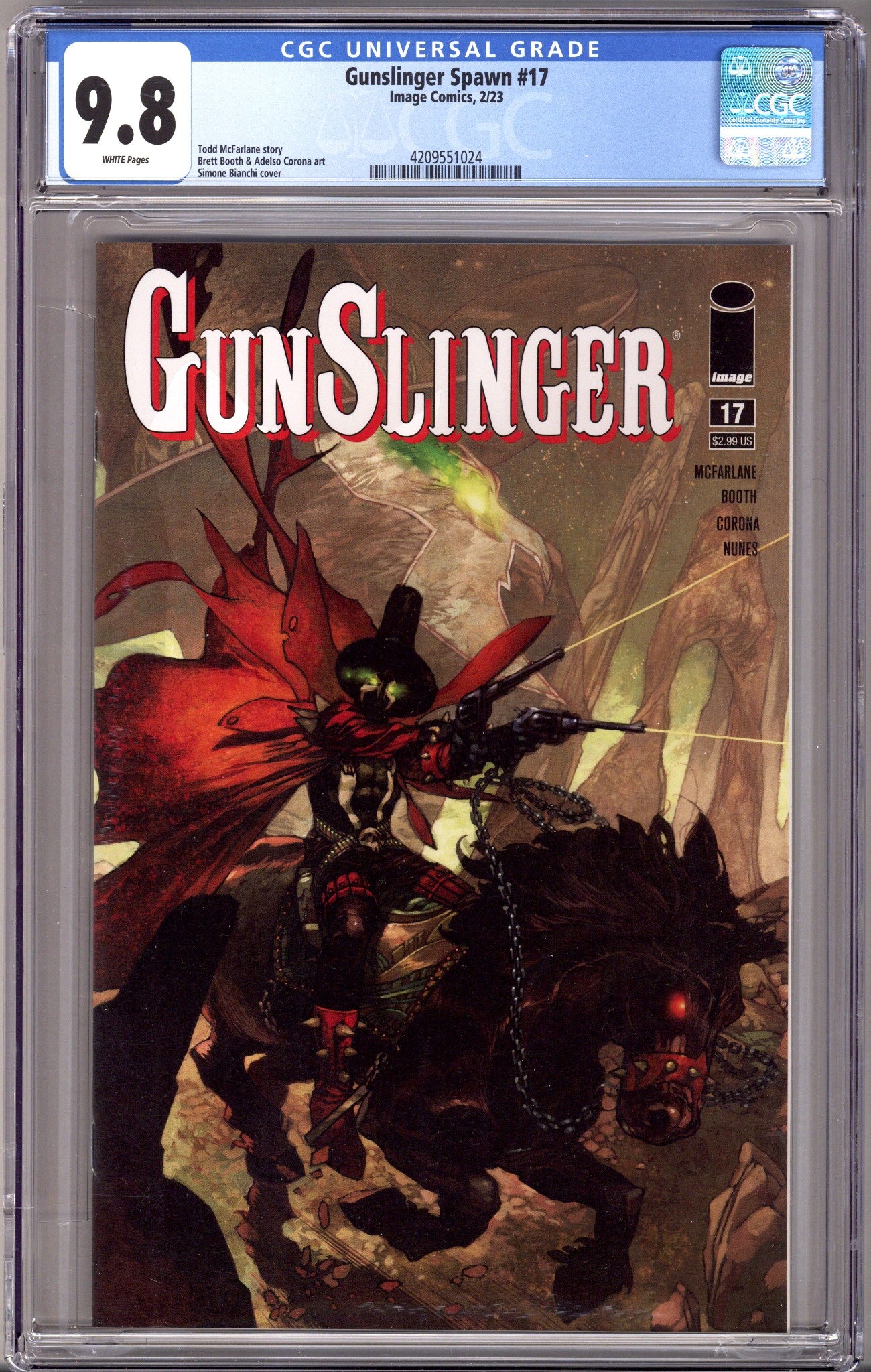 Gunslinger Spawn 17 CGC 9.8 (NM/M) (2023)