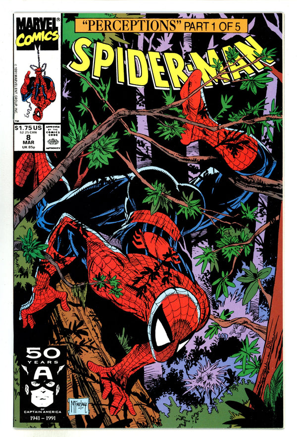 Spider-Man Vol 1 8 NM- (9.2) (1991)