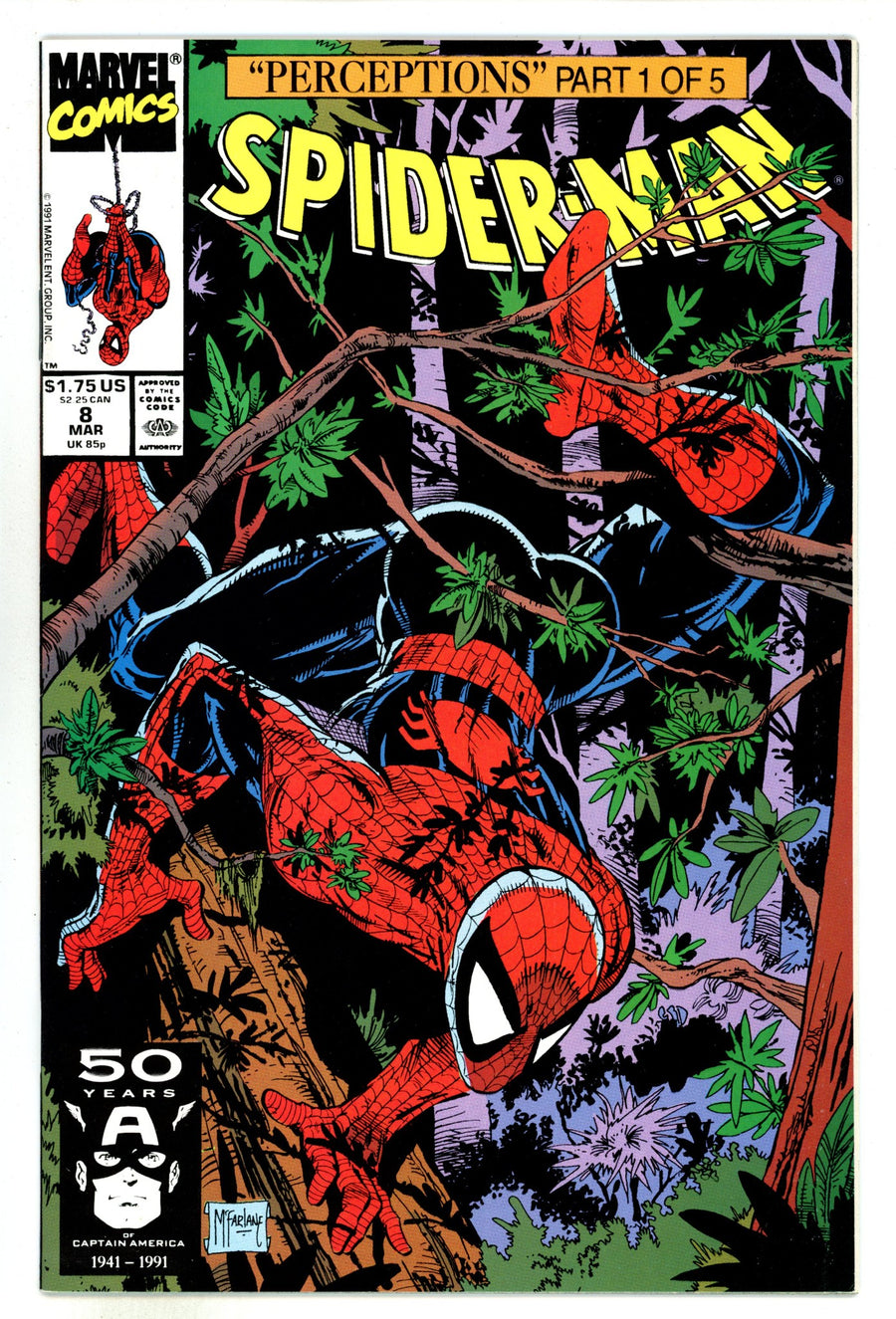 Spider-Man Vol 1 8 NM- (9.2) (1991) 