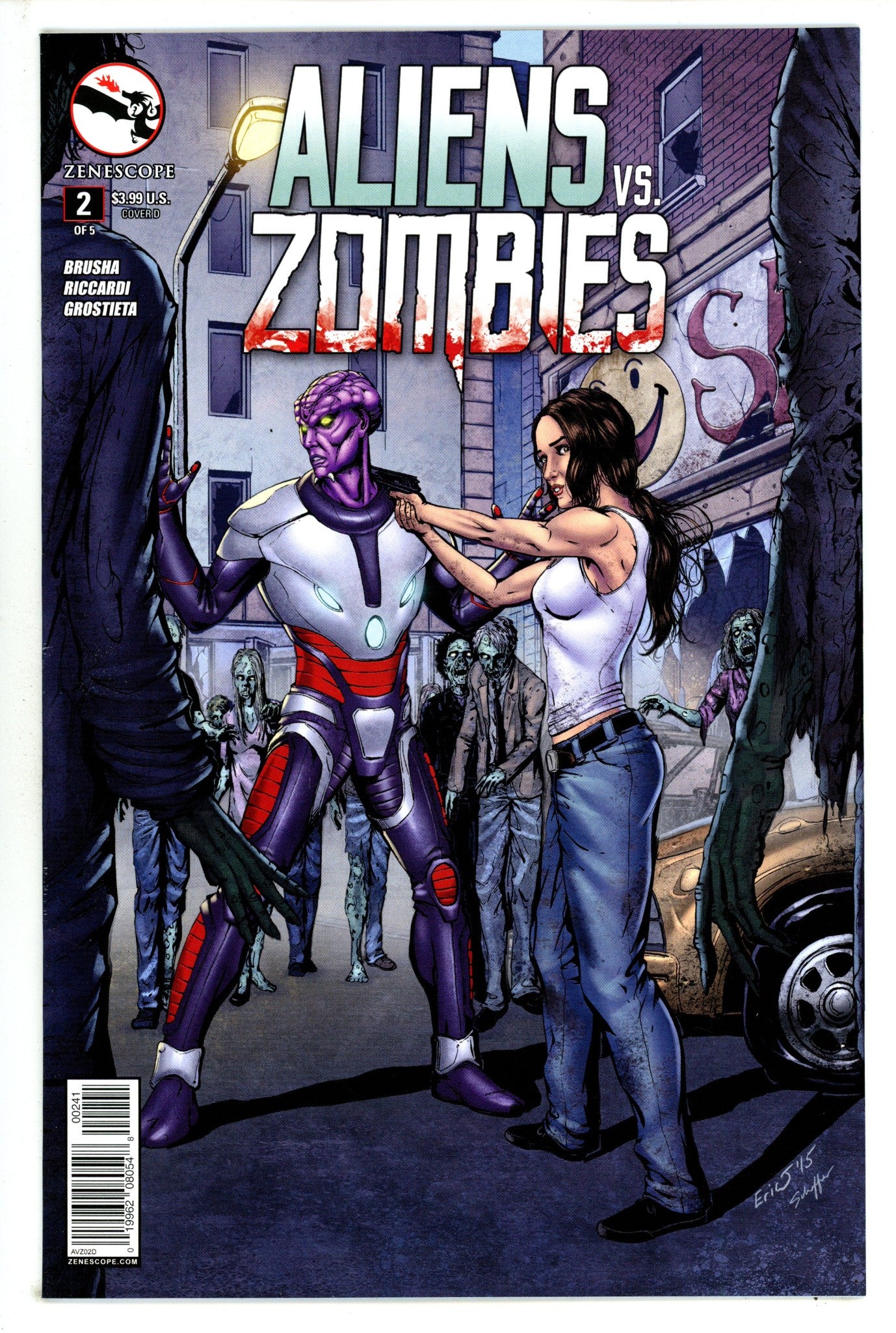 Aliens vs. Zombies 2 High Grade (2015) J Variant 