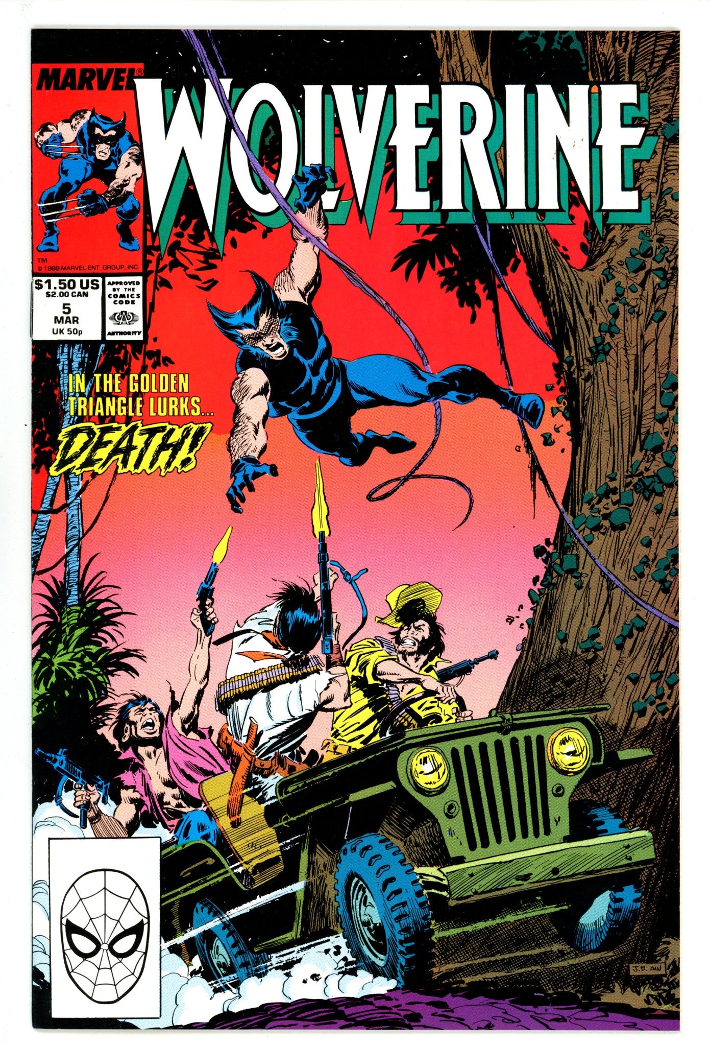 Wolverine Vol 2 5 Mid Grade (1989) 