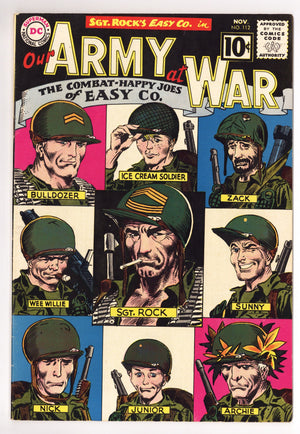 Our Army at War Vol 1 112 VF- (7.5) (1961)