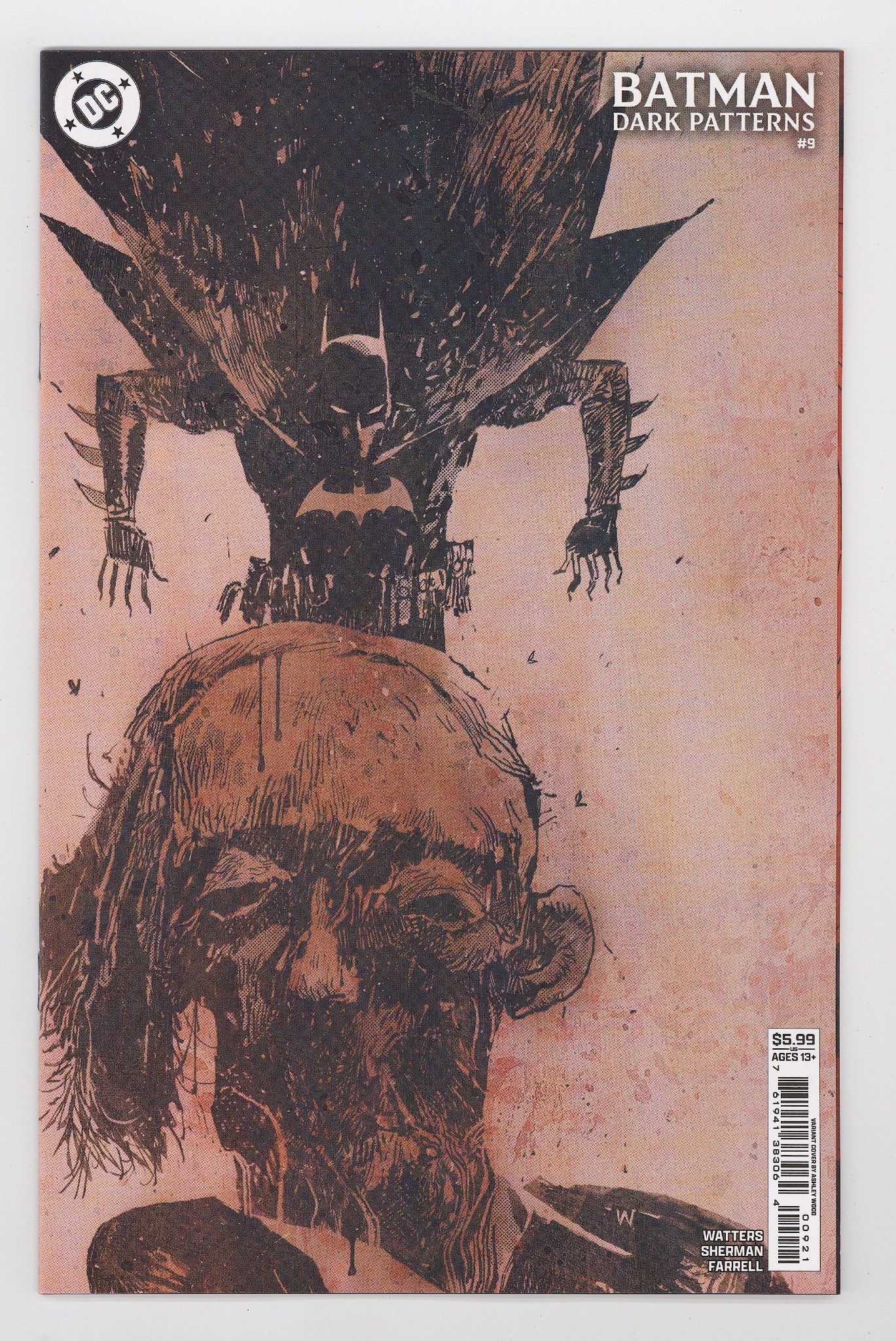 Batman Dark Patterns 9 Wood Variant (2025)