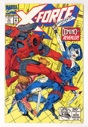X-Force Vol 1 11  VF- (7.5)   (1992)