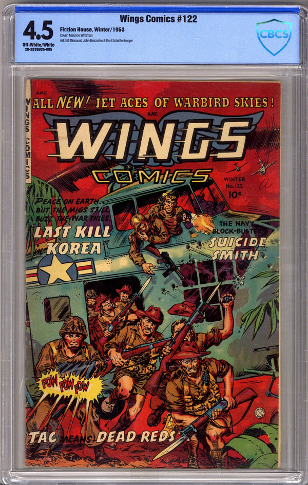 Wings Comics 122 CBCS 4.5 (VG+) (1953)