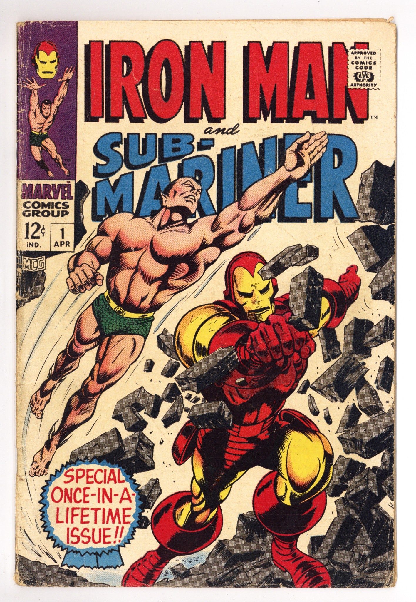 Iron Man & Sub-Mariner 1 GD/VG (3.0) (1968) 