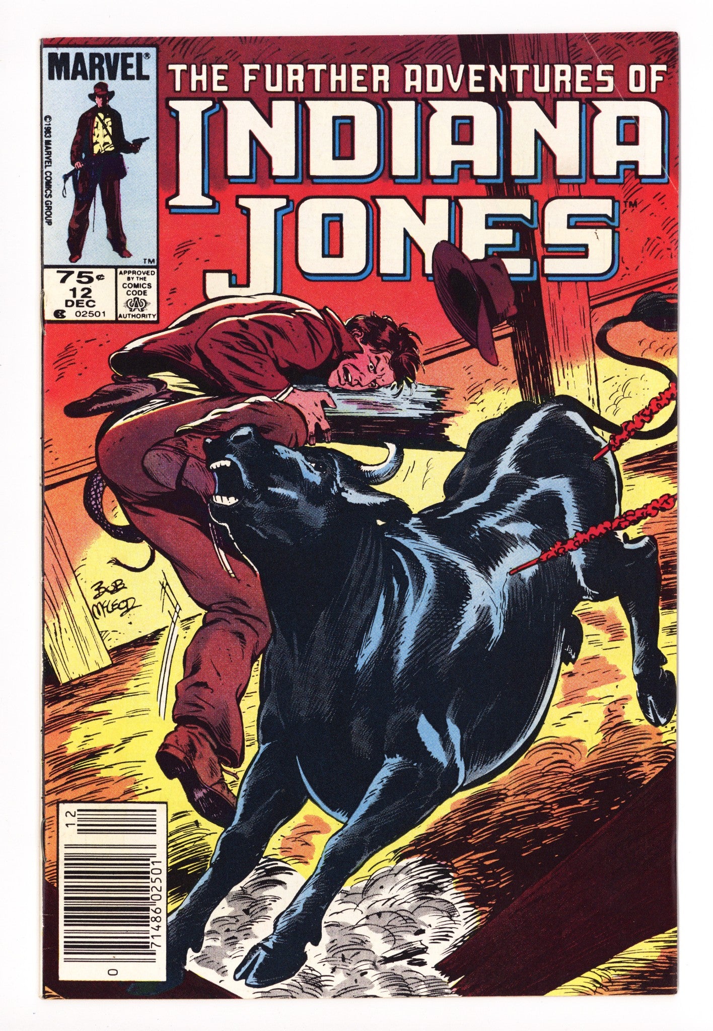 The Further Adventures of Indiana Jones 12 Mid Grade (1983) Canadian Price Variant 