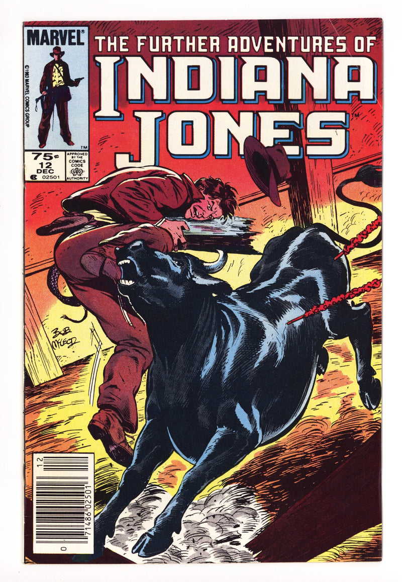 The Further Adventures of Indiana Jones 12 Mid Grade (1983) Canadian Price Variant 