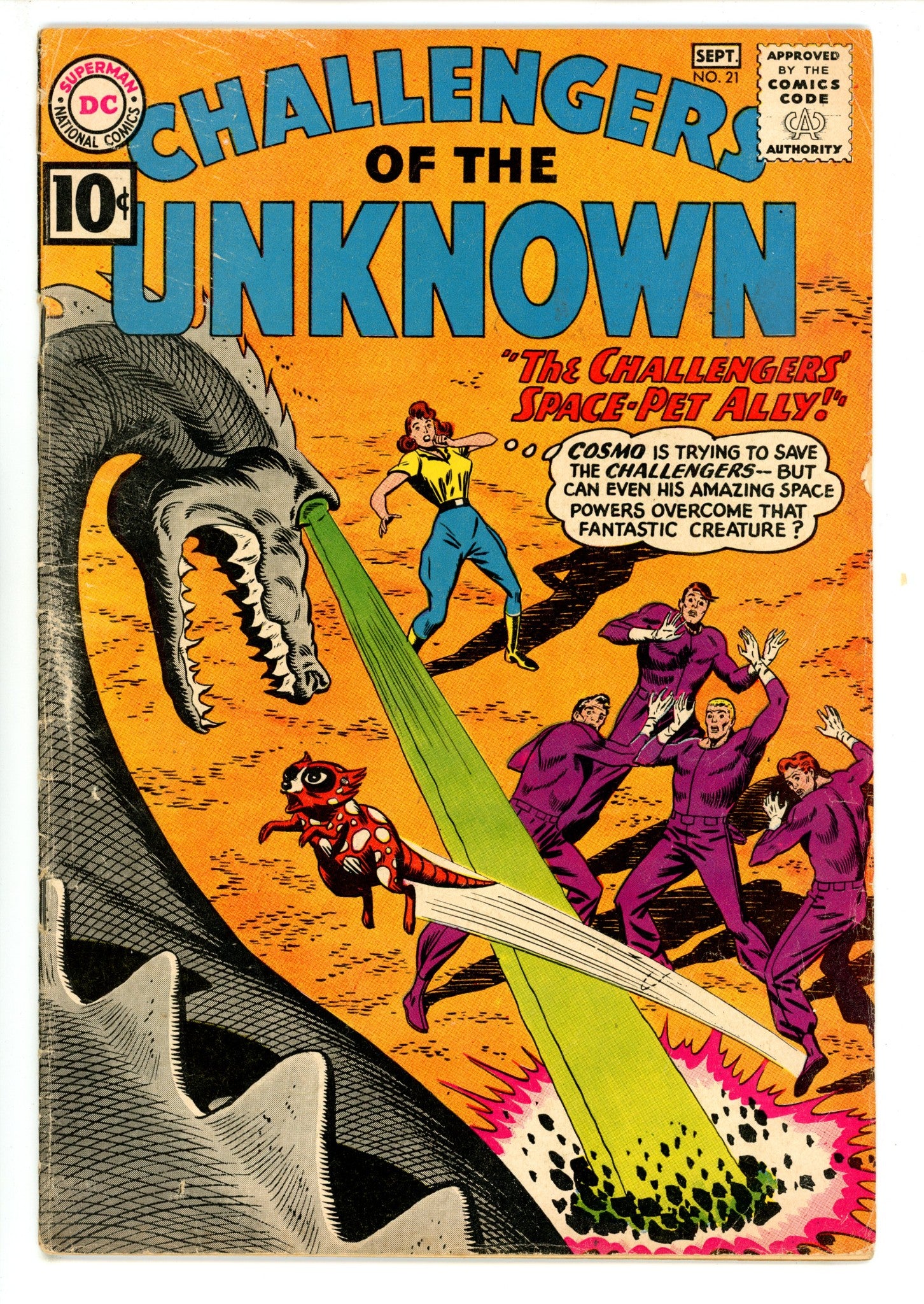 Challengers of the Unknown Vol 1 21 VG- (3.5) (1961) 