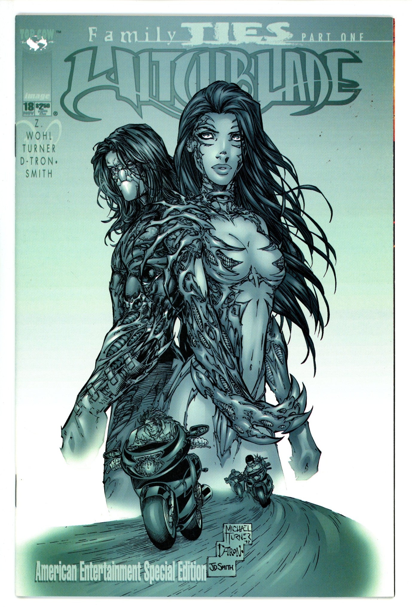 Witchblade Vol 1 18 Turner American Entertainment Exclusive Variant (1997)