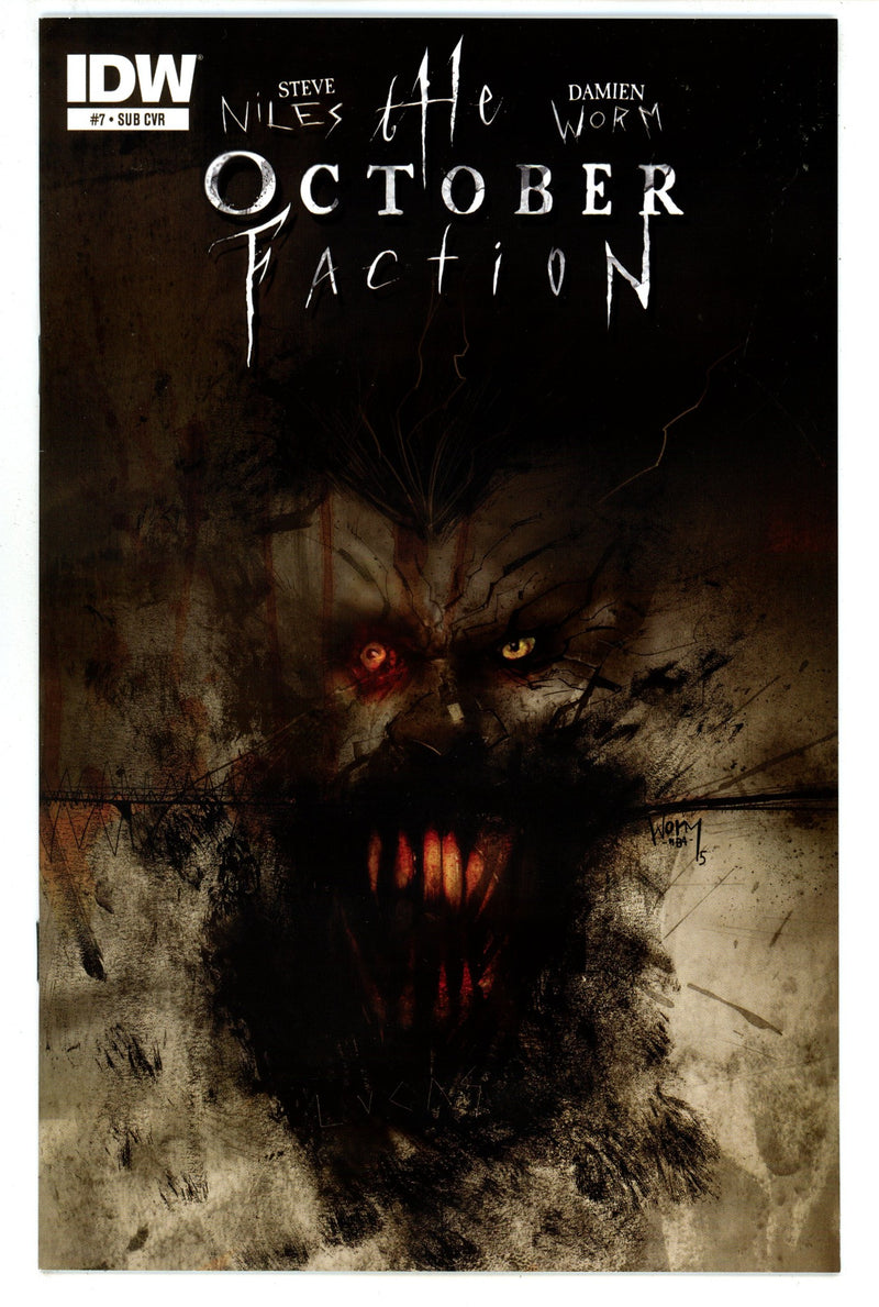 The October Faction 7 High Grade (2015) Worm Variant 