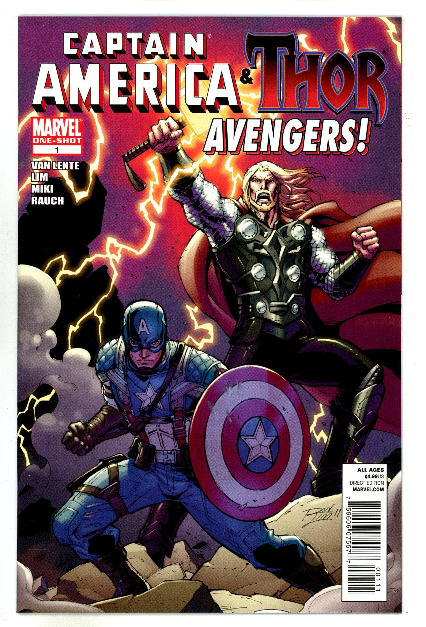 Captain America & Thor!: Avengers 1 High Grade (2011) 