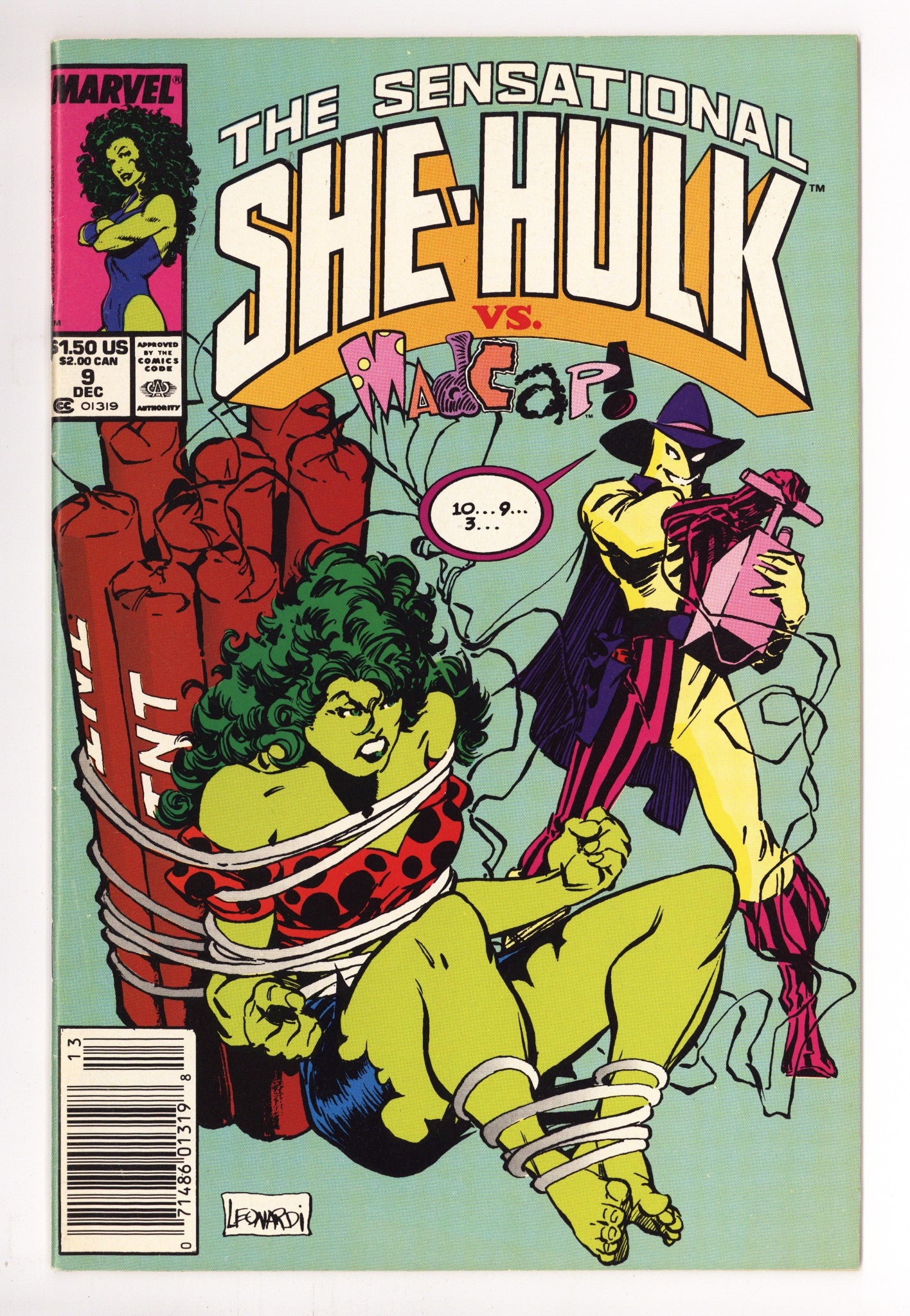 The Sensational She-Hulk 9 Mid Grade (1989) Newsstand 