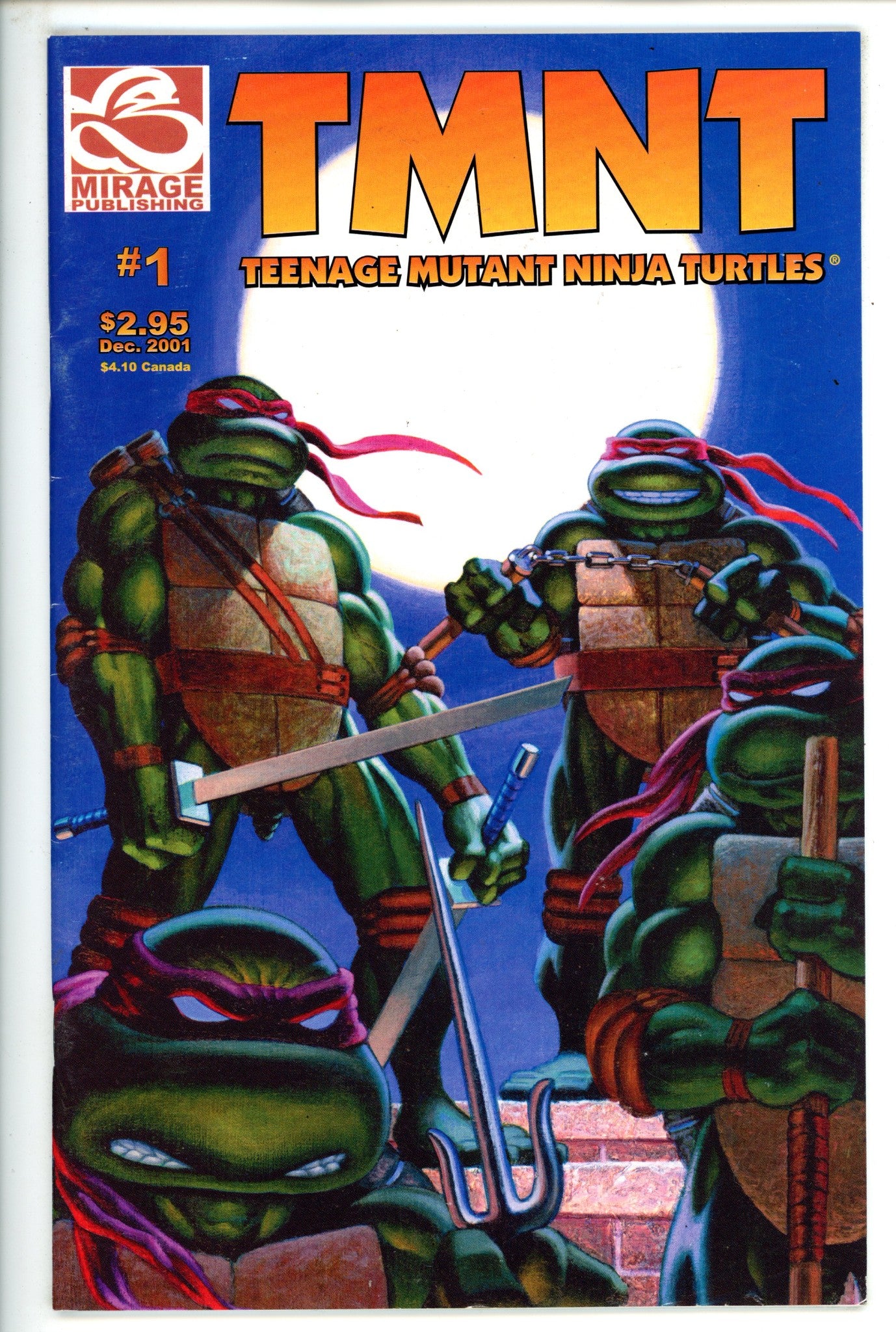 Teenage Mutant Ninja Turtles Vol 4 1 FN (2001)