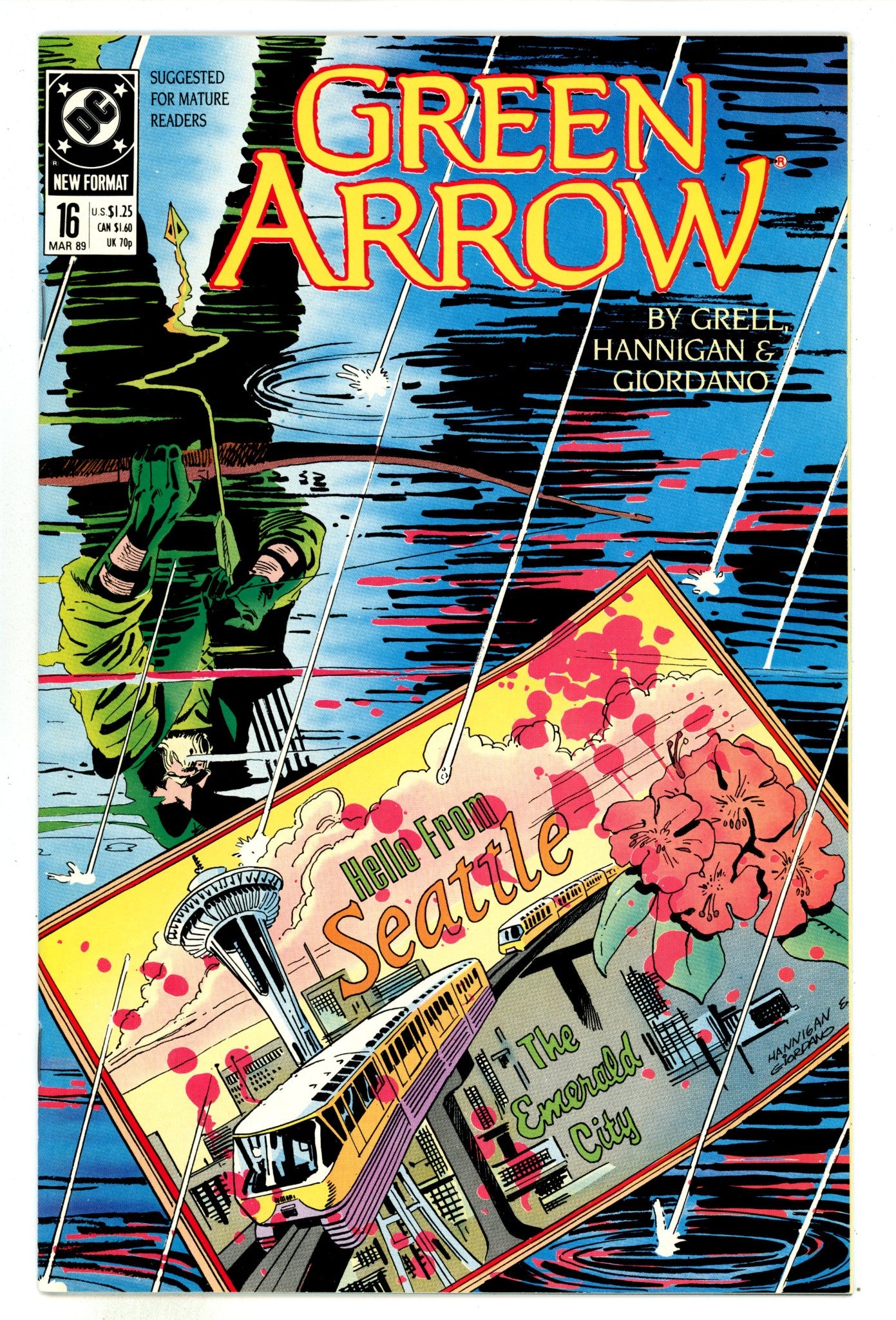 Green Arrow Vol 2 16 Mid Grade (1989) 