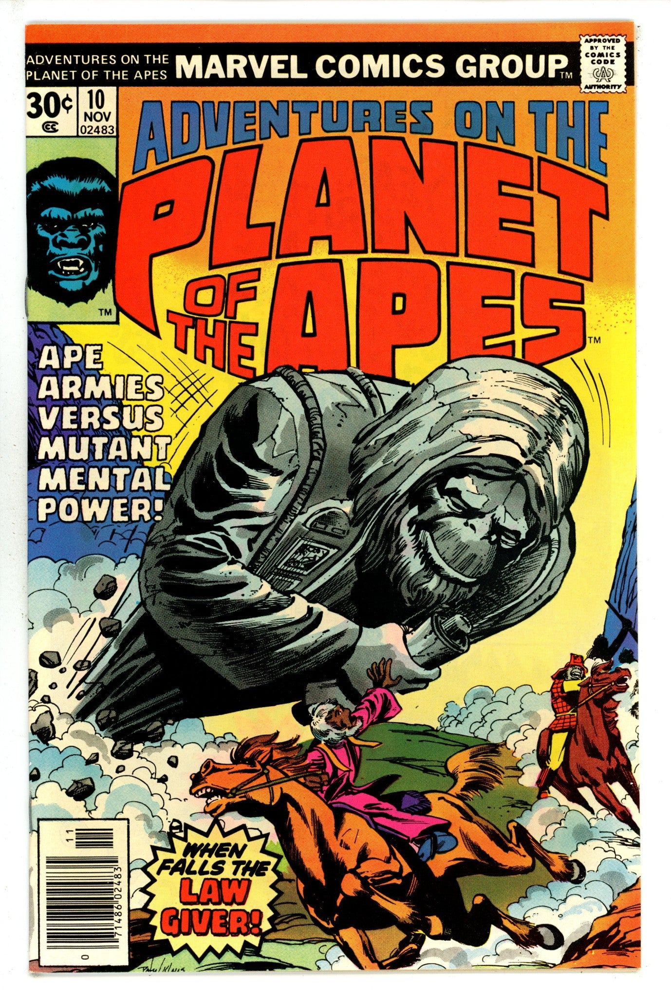Adventures on the Planet of the Apes 10 NM- (1976)