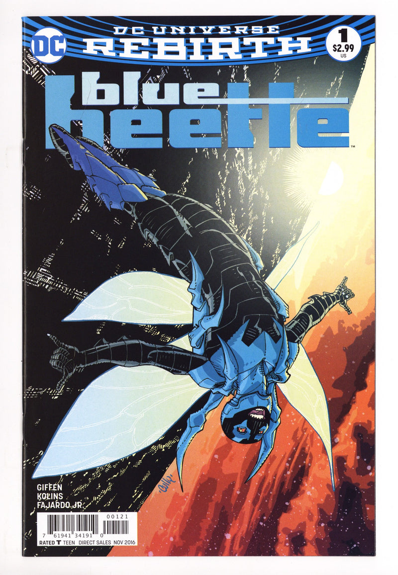 Blue Beetle Vol 10 1 High Grade (2016) Hamner Variant 
