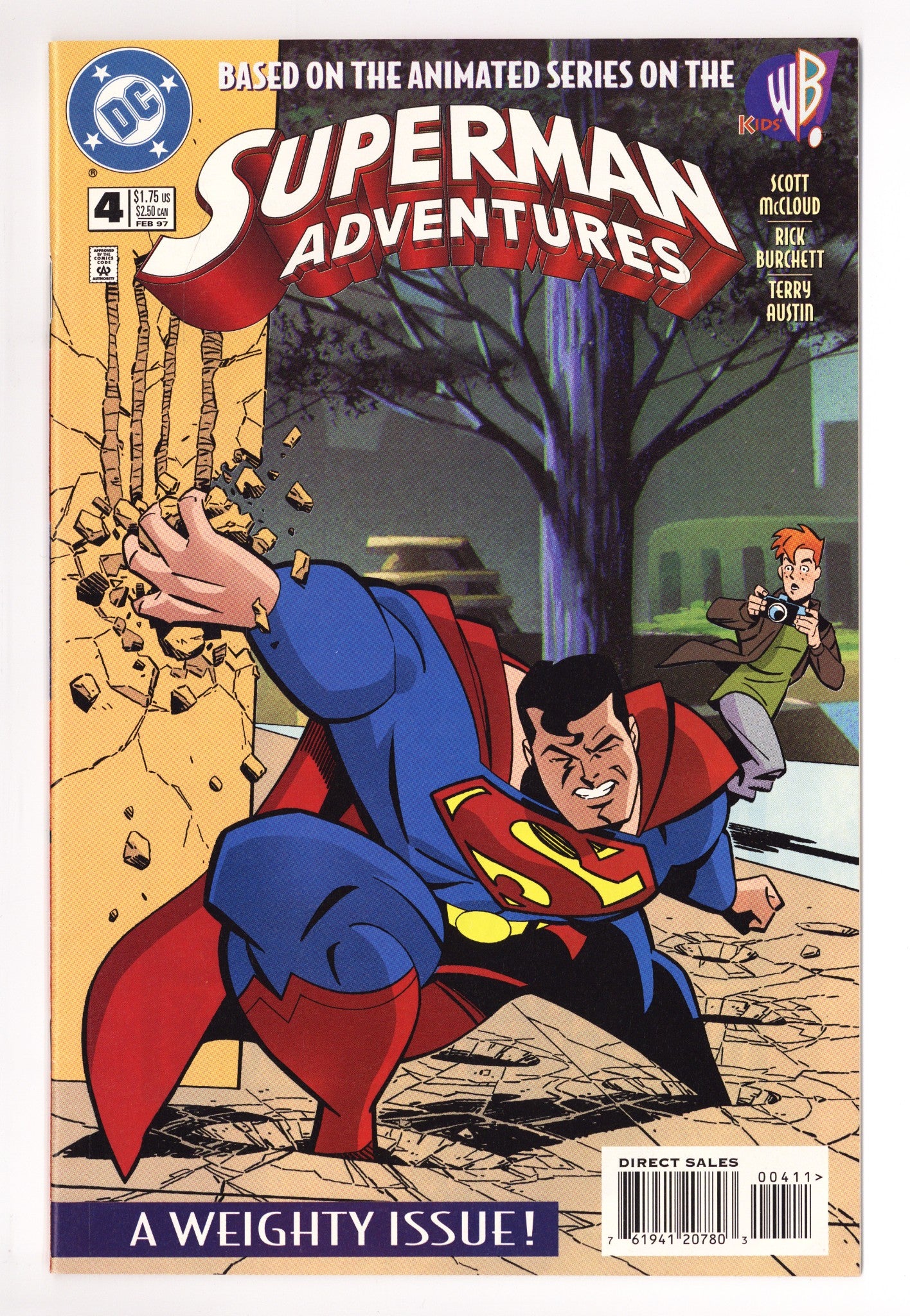 Superman Adventures 4 Mid Grade (1997) 
