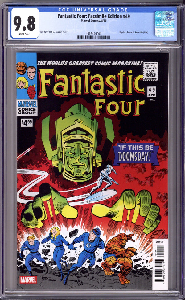 Fantastic Four 49 CGC 9.8 (NM/M) Facsimile (2025)
