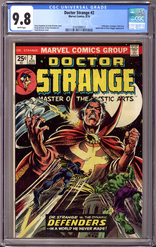 Doctor Strange Vol 2 2 CGC 9.8 (NM/M) (1974)