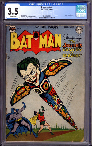 Batman Vol 1 66 CGC 3.5 (VG-) (1951)