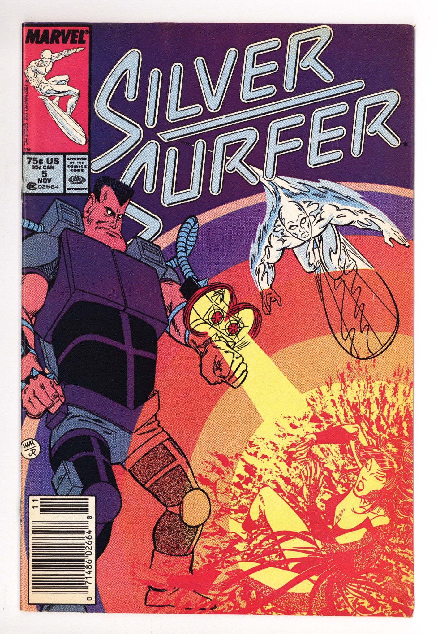 Silver Surfer Vol 3 5 High Grade (1987) Newsstand 