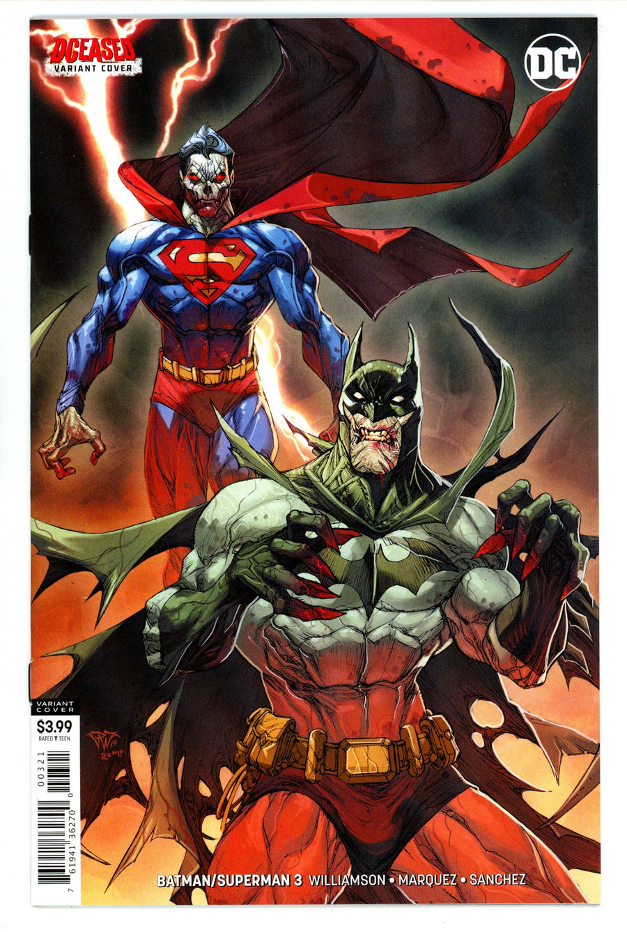 Batman / Superman Vol 2 3 High Grade (2019) Pantalena Variant 