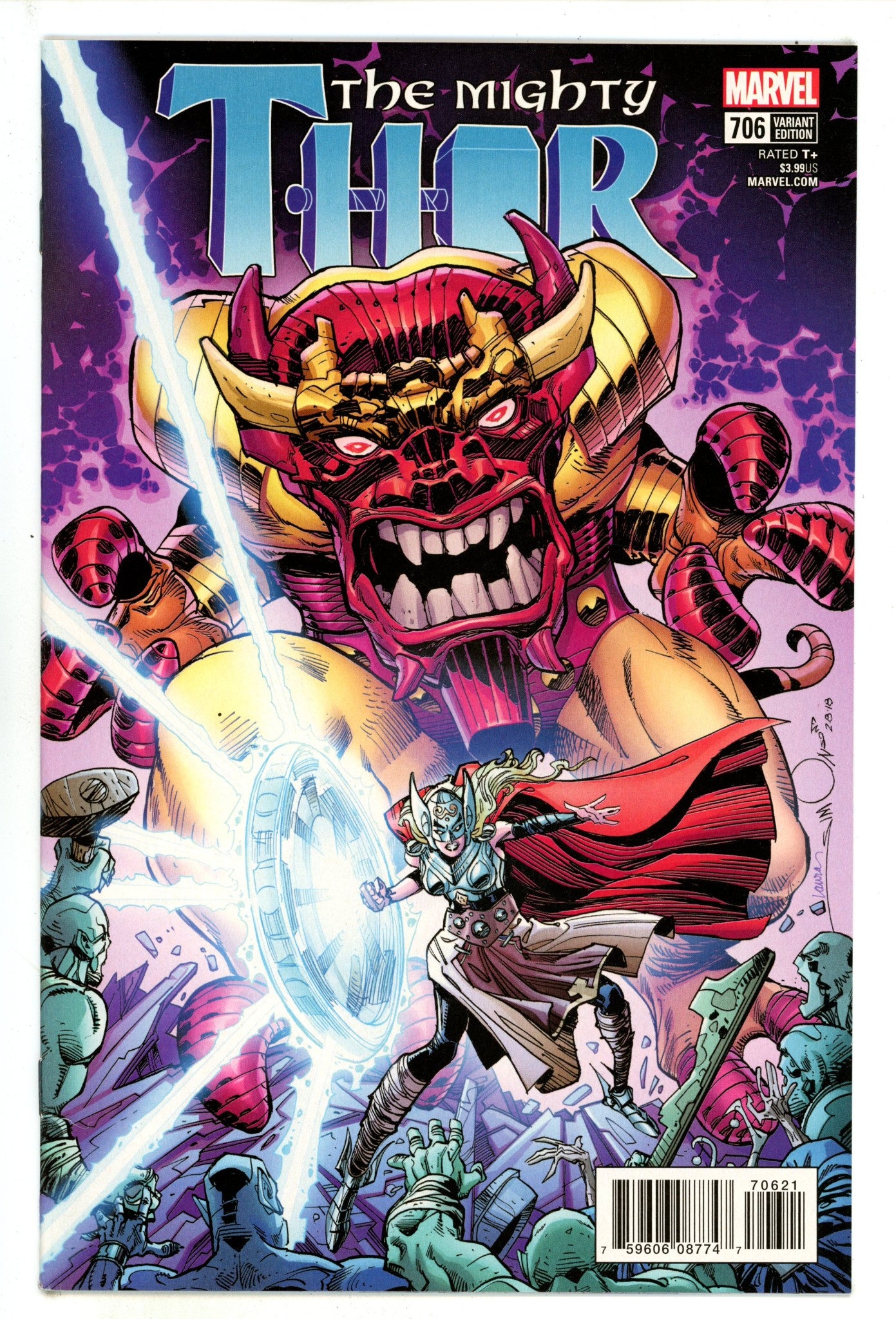Mighty Thor Vol 2 706 High Grade (2018) Simonson Variant 