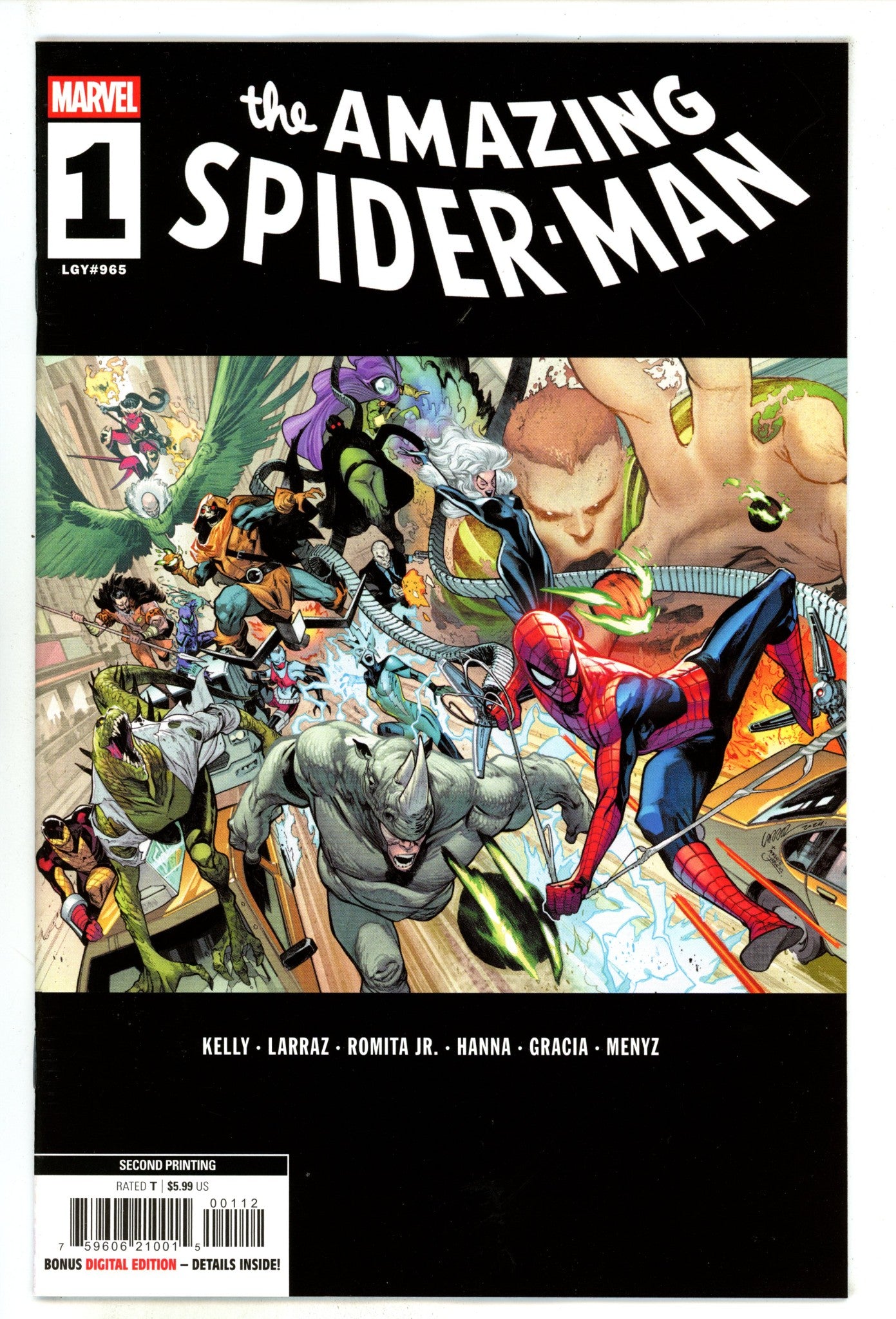 Amazing Spider-Man Vol 7 1 2Nd Print (2025)