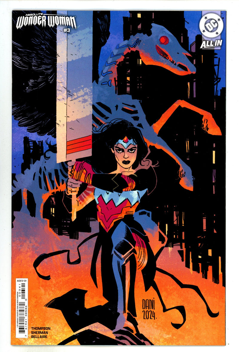 Absolute Wonder Woman  3 Diaz  Virgin Incentive Variant NM+  (2024)