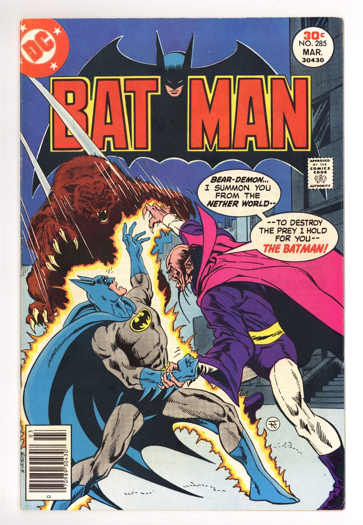 Batman Vol 1 285 Mid Grade DC (1977) | CaptCan Comics — CaptCan Comics Inc